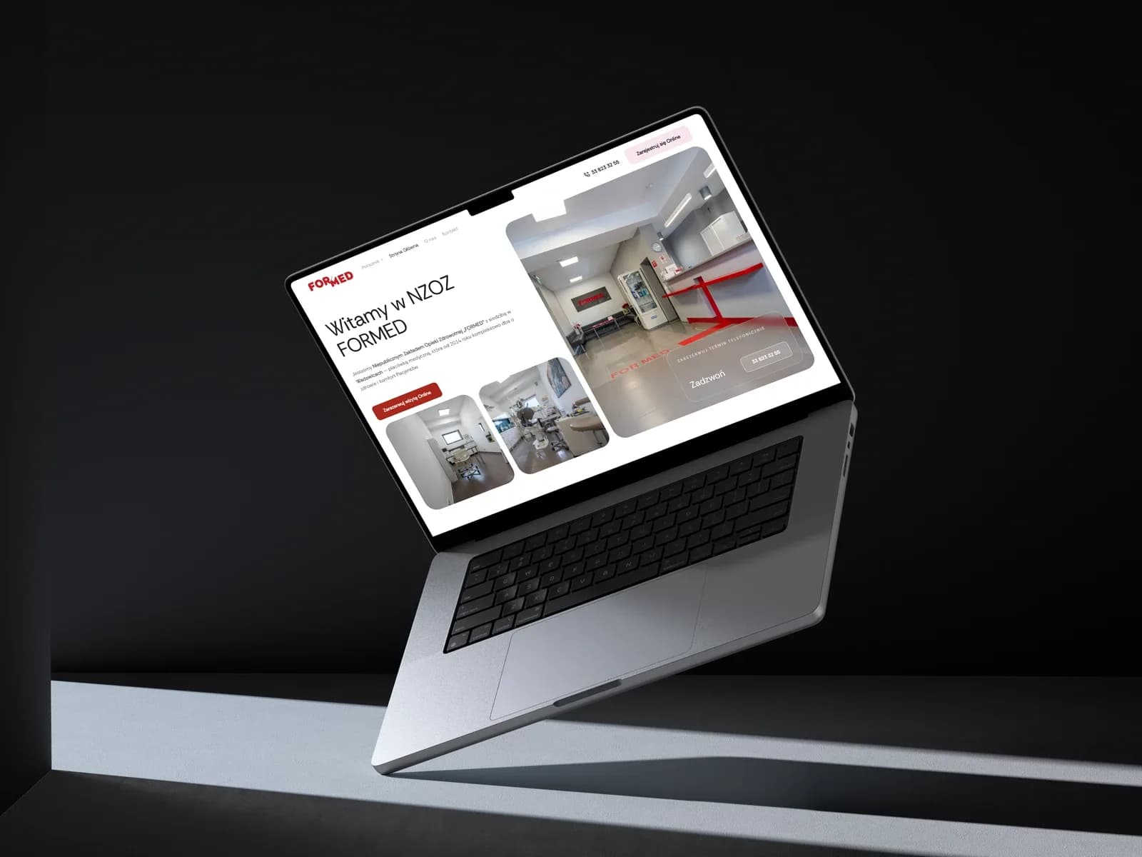 The new NZOZ FORMED website on a laptop