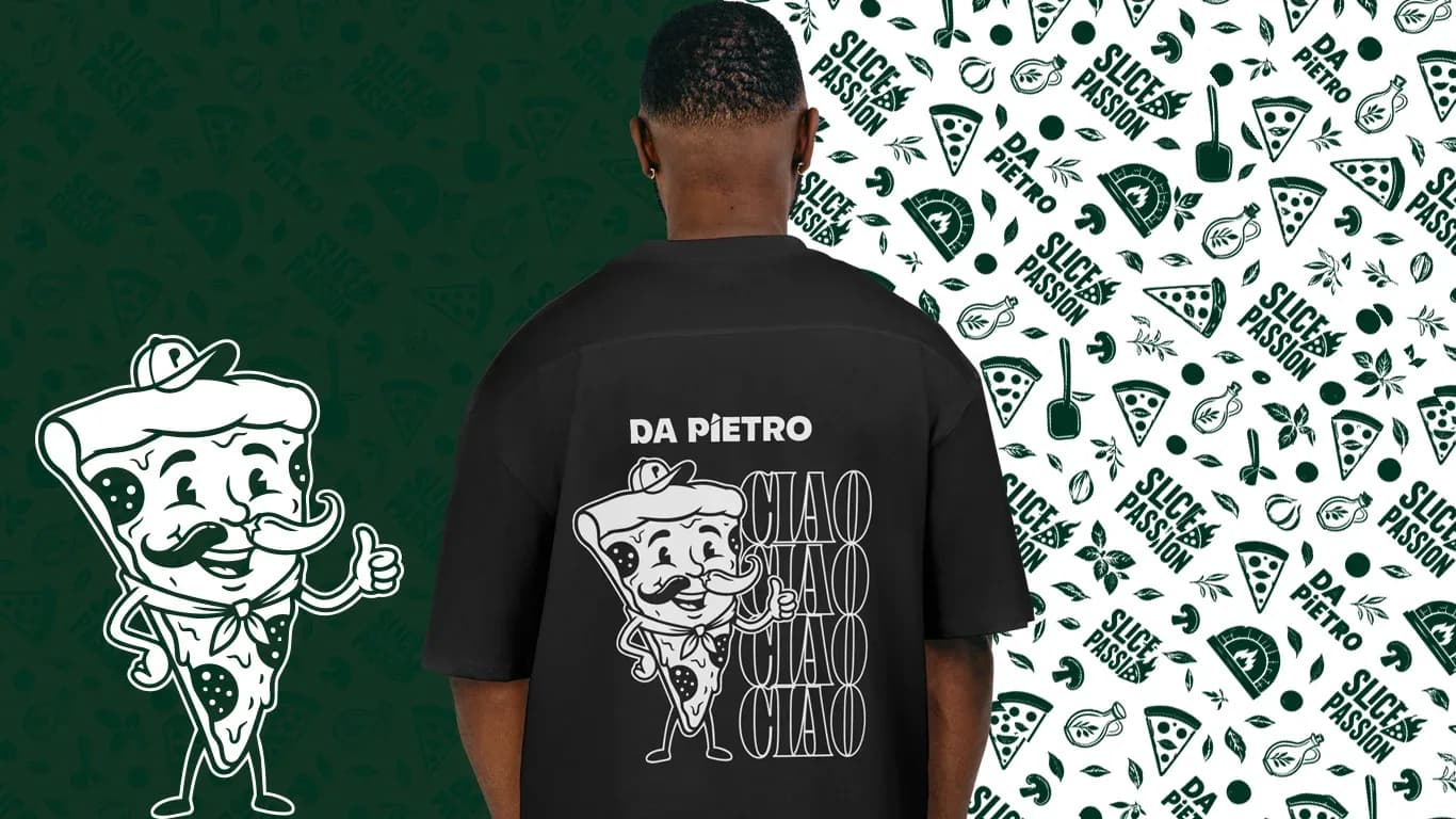 Rebrand and an own ordering app for the Da Pietro pizzeria chain