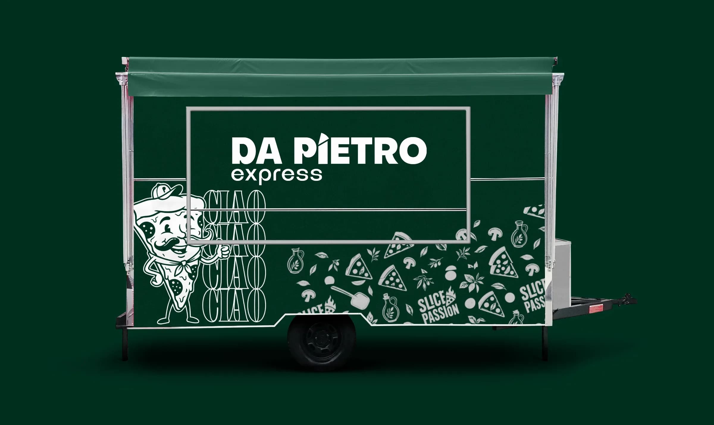 Rebrand and an own ordering app for the Da Pietro pizzeria chain